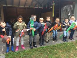 Ponybesuch im Kindergarten