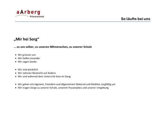 So läufts bei uns 1